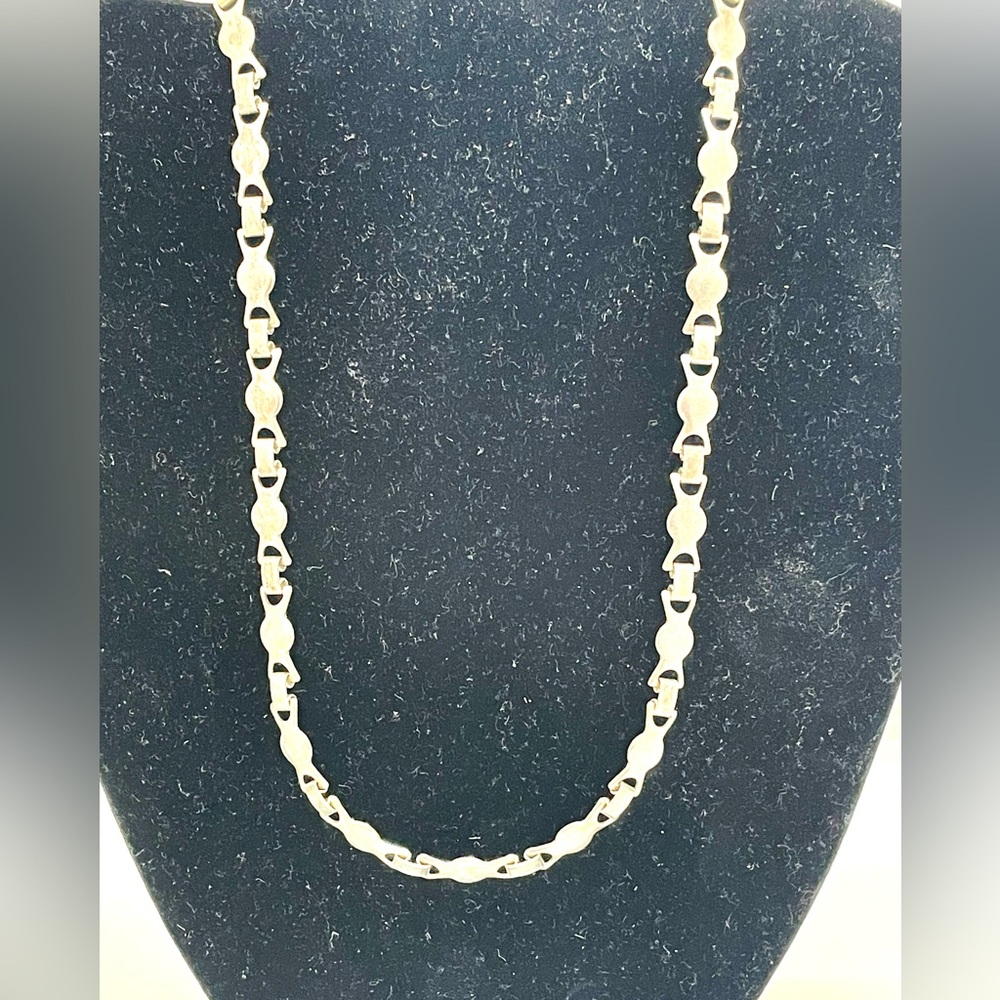 Silver Geometric Necklace
